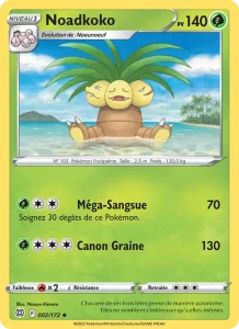 Carte Pokémon Noadkoko 002/172
