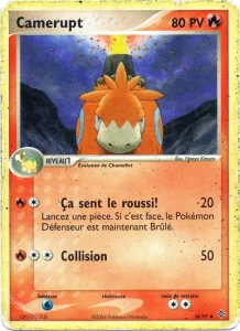 Carte Pokemon Camerupt 24/97 EX Dragon