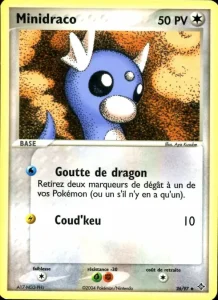 Carte Pokemon Minidraco 26/97 EX Dragon