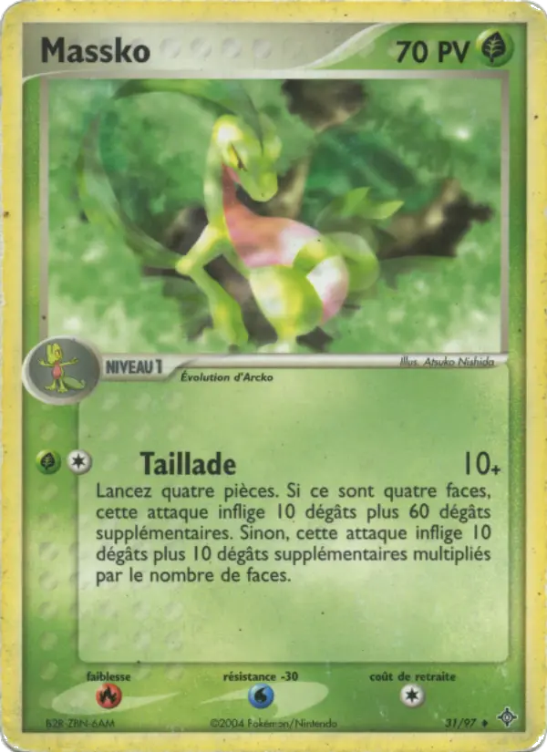 Scan HD carte Pokémon Massko 31/97 — EX Dragon