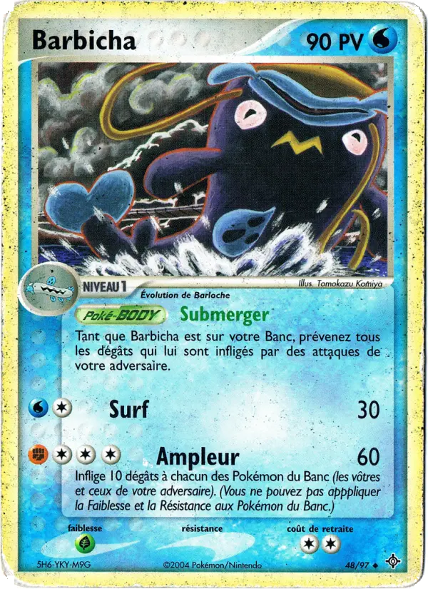 Scan HD carte Pokémon Barbicha 48/97 — EX Dragon