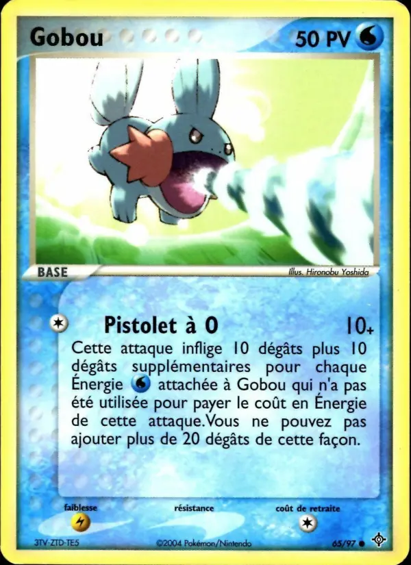 Scan HD carte Pokémon Gobou 65/97 — EX Dragon