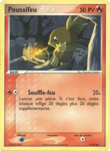 Carte Pokemon Poussifeu 77/97 EX Dragon