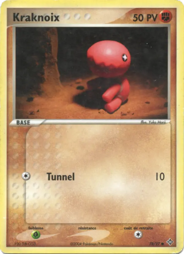 Scan HD carte Pokémon Kraknoix 78/97 — EX Dragon