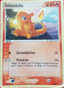 Carte Pokemon Salamèche 98/97 EX Dragon