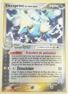 Carte Pokémon Elecsprint de Team Aqua 4/95