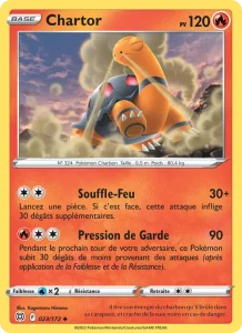 Carte Pokemon Chartor 023/172 Stars Étincelantes