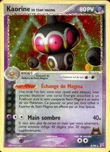 Carte Pokemon Kaorine de Team Magma 8/95 EX Team Magma vs Team Aqua