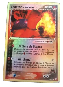 Carte Pokemon Chartor de Team Magma 12/95 EX Team Magma vs Team Aqua