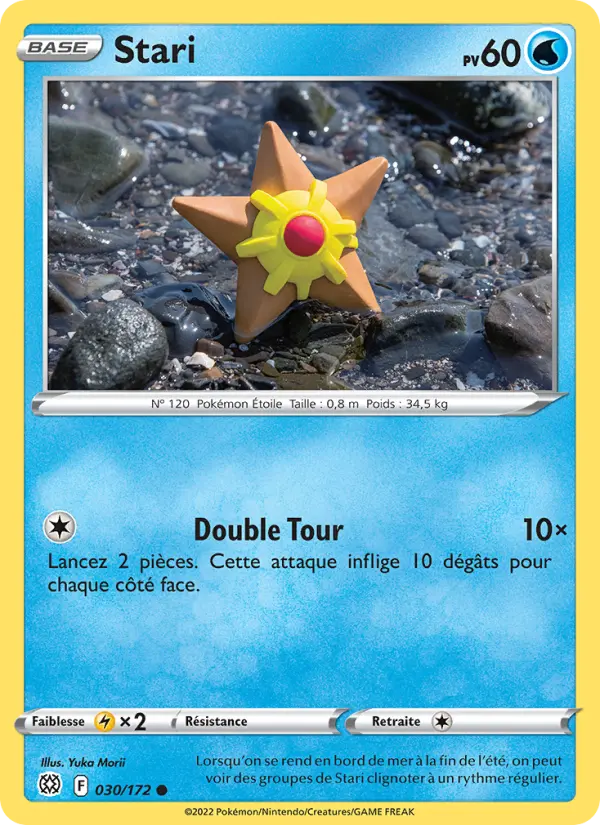 Scan HD carte Pokémon Stari 030/172 — Stars Étincelantes