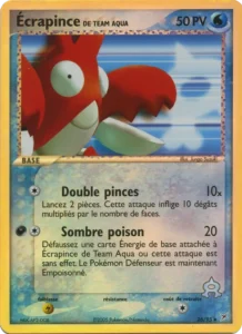 Carte Pokemon Écrapince de Team Aqua 26/95 EX Team Magma vs Team Aqua