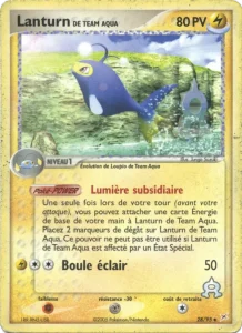 Carte Pokemon Lanturn de Team Aqua 28/95 EX Team Magma vs Team Aqua