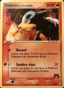 Carte Pokemon Malosse de Team Magma 35/95 EX Team Magma vs Team Aqua