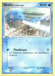 Carte Pokemon Obalie de Team Aqua 56/95 EX Team Magma vs Team Aqua