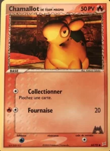 Carte Pokemon Chamallot de Team Magma 64/95 EX Team Magma vs Team Aqua