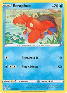 Carte Pokemon Écrapince 032/172 Stars Étincelantes