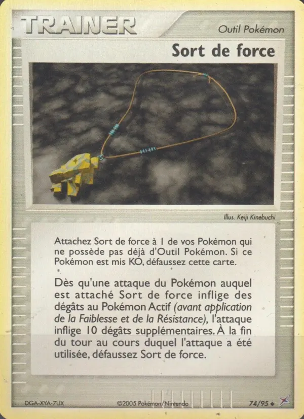 Scan HD carte Pokémon Sort de force 74/95 — EX Team Magma vs Team Aqua
