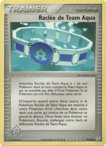 Carte Pokemon Raclée de Team Aqua 76/95 EX Team Magma vs Team Aqua