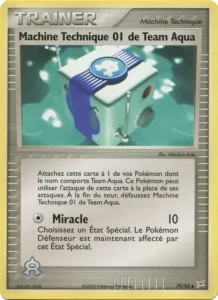 Carte Pokemon Machine Technique 01 de Team Aqua 79/95 EX Team Magma vs Team Aqua