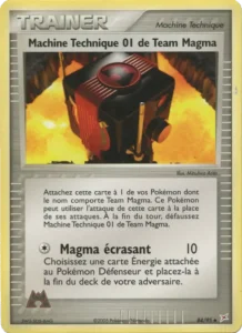 Carte Pokemon Machine Technique 01 de Team Magma 84/95 EX Team Magma vs Team Aqua