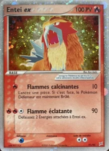 Carte Pokemon Entei ex 91/95 EX Team Magma vs Team Aqua