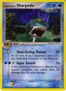 Carte Pokemon Sharpedo de Team Aqua 18/95 EX Team Magma vs Team Aqua