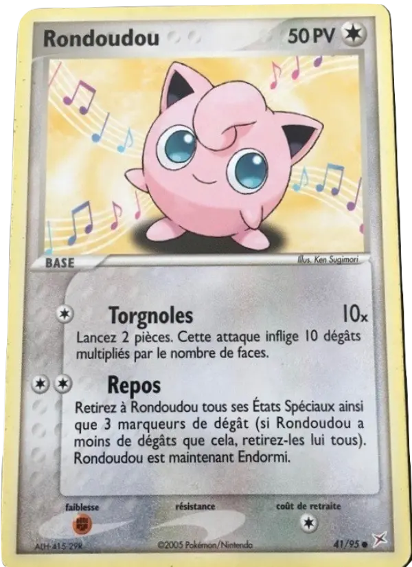 Scan HD carte Pokémon Rondoudou 41/95 — EX Team Magma vs Team Aqua