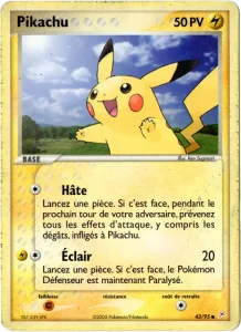 Carte Pokemon Pikachu 43/95 EX Team Magma vs Team Aqua