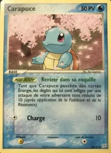 Carte Pokemon Carapuce 46/95 EX Team Magma vs Team Aqua
