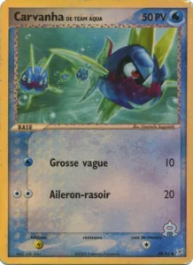 Carte Pokemon Carvanha de Team Aqua 48/95 EX Team Magma vs Team Aqua