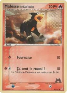 Carte Pokemon Malosse de Team Magma 62/95 EX Team Magma vs Team Aqua