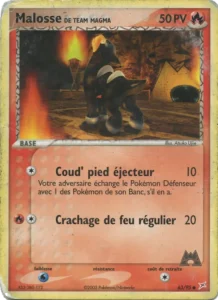 Carte Pokemon Malosse de Team Magma 63/95 EX Team Magma vs Team Aqua