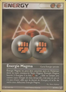 Carte Pokemon Énergie Magma 87/95 EX Team Magma vs Team Aqua