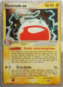 Carte Pokemon Électrode ex 107/112 EX Rouge Feu & Vert Feuille