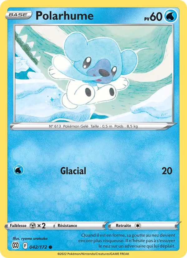 Scan HD carte Pokémon Polarhume 042/172 — Stars Étincelantes