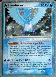 Carte Pokemon Artikodin ex 114/112 EX Rouge Feu & Vert Feuille
