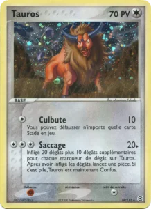 Tauros 16 — EX Rouge Feu & Vert Feuille