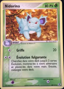 Nidorina 40 — EX Rouge Feu & Vert Feuille