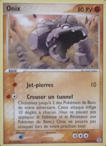 Carte Pokemon Onix 42/112 EX Rouge Feu & Vert Feuille