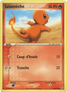 Carte Pokemon Salamèche 58/112 EX Rouge Feu & Vert Feuille