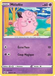 Carte Pokemon Mélofée 053/172 Stars Étincelantes