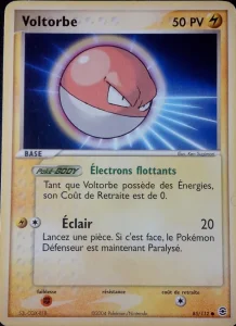 Carte Pokemon Voltorbe 85/112 EX Rouge Feu & Vert Feuille