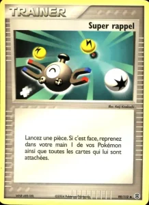 Super Rappel 99 — EX Rouge Feu & Vert Feuille