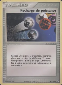 Carte Pokemon Recharge de puissance 86/107 EX Deoxys