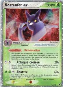 Carte Pokemon Nostenfer ex 96/107 EX Deoxys