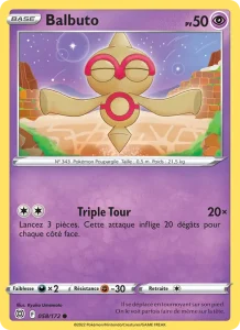 Carte Pokemon Balbuto 058/172 Stars Étincelantes