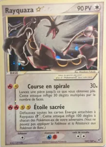 Carte Pokemon Rayquaza ☆ 107/107 EX Deoxys