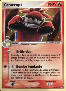 Carte Pokémon Camerupt 4/107