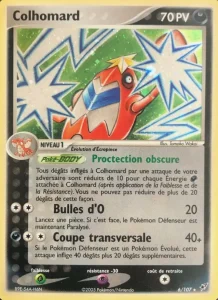 Carte Pokémon Colhomard 6/107
