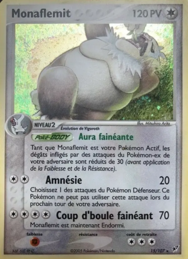 Scan HD carte Pokémon Monaflemit 15/107 — EX Deoxys